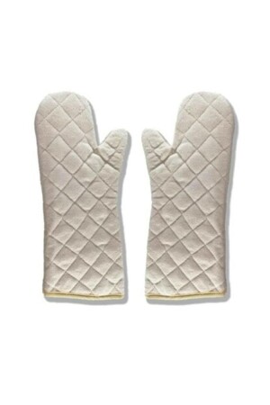 Große weiße feuerfeste Ofenhandschuhe, 1 Paar BK9465 - Bidolusecenek