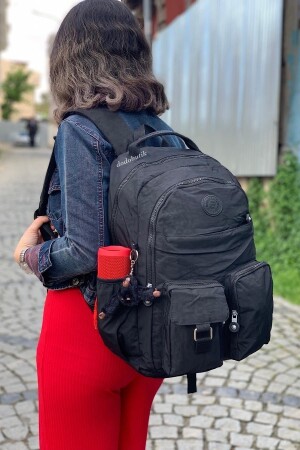 Großer, regenfester, leichter Rucksack aus Stoff mit mehreren Taschen - Dodobutik