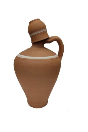 Großer Wasserkrug aus Glas, 2,5 l, handgefertigt, 2,5 l - HerşeyTopraktan