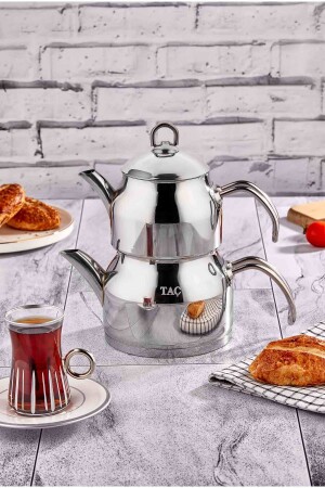 Grosso Mini Size Teapot Steel Lid TAC-5900 - Taç