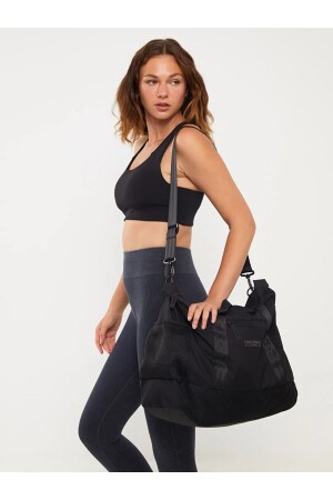 GROSSVOLUMIGE, STILVOLLE Damen-Sporttasche mit Etikettendruck von AYMİRA CLOTHING HINWEIS: 10 % IM WARENKORB VERFÜGBAR - Lc Waikiki