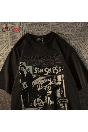 Grunge Cartoon Printed (unisex) T-shirt - Favorim50ton