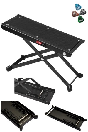 Gs-03 Guitar Stand Foot Stand 5 Level Plectrum Gift (METAL SOLID FEET) 22475 - Lastvoice