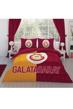 Gs Parçalı Logo Çift Kişilik Lisanslı Nevresim Takımı 740-1000042139 - Taç