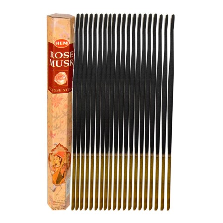 Gül Misk Kokulu 20 Çubuk Tütsü - Rose Musk - Hem Tütsü