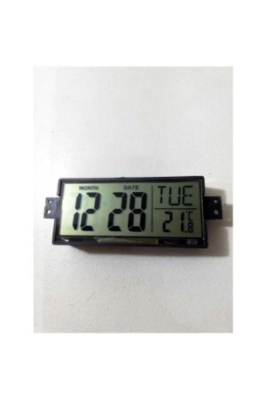 Gün Ay Yıl Saat Sıcaklık Termometreli Dijital Saat Göstergesi DKM3DİJ147 - M3DECORİUM