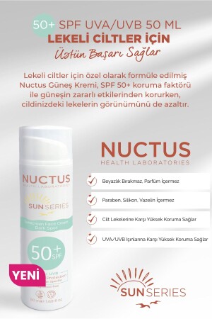 Sonnencreme 50+ LSF Uva/UVB 50 ml für unreine Haut 8680702309551 - Nuctus