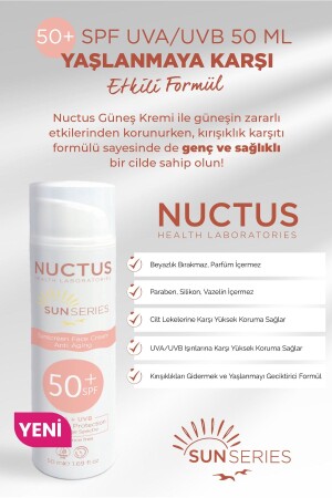 Sonnencreme 50+ Spf Uva/uvb 50 ml Anti Aging Anti-Aging 8680702309599 - Nuctus