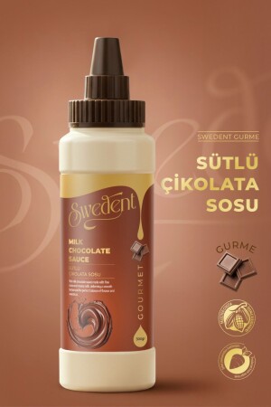 Milchschokoladensauce der Gurme-Serie. Reichhaltige und flüssige Konsistenz mit cremiger Textur - Swedent
