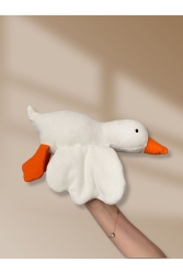 Gus die Gans, süße Plüsch-Ente, weicher Schlafbegleiter, 35 cm, GTG1 - Kumori