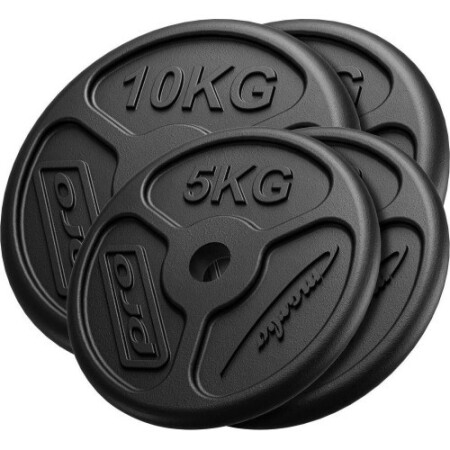 Gusseisen-Gewichtssatz Marbo 30 kg (2x10kg + 2x5kg) - Marbo Sport