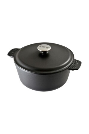 Gusstopf rund Ø 26 Eco Black 075Qseri VHLVECOYTC26K7 - Lava