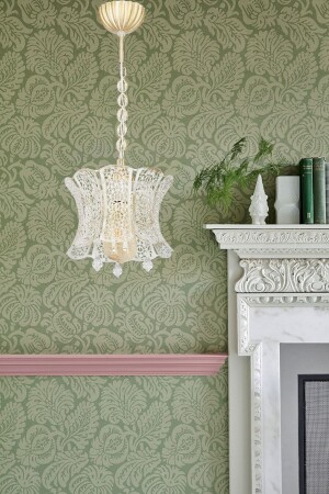 Güven Chandelier Milbalo Single Kt Cream Yellow Patina Chandelier 0038212 00901 0003 39 039 - Venon