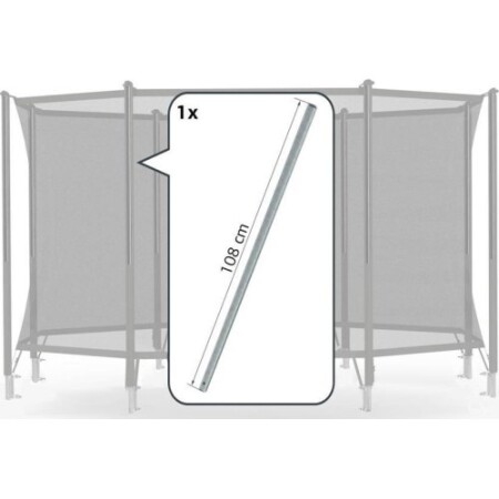 Güvenlik ağı Konforlu üst boru Berg, 108cm - BERG