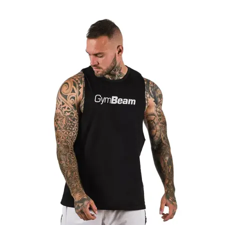 GymBeam Cut Off Tank (XL, Black) - GymBeam