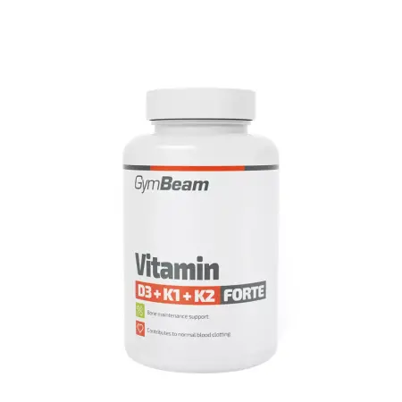 GymBeam Vitamin D3+K1+K2 Forte (120 Capsules) - GymBeam