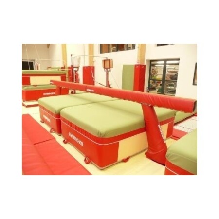 Gymnastics beam protective cover GYMNOVA, red 2.5 m - Gymnova