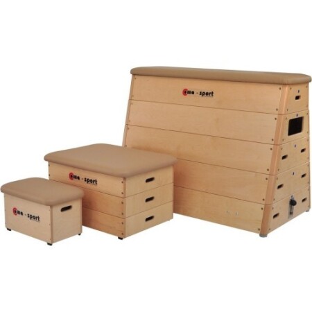 Gymnastikrampe 3-teilig Coma-Sport GS-086 – Kunstleder - Coma-sport