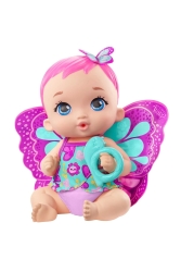Gyp10 My Garden Baby, Kelebek Bebeğimin Bakım Zamanı, Pembe Saçlı Bebek - -3 Yaş MATTEL.F.GYP10 - My Garden Baby