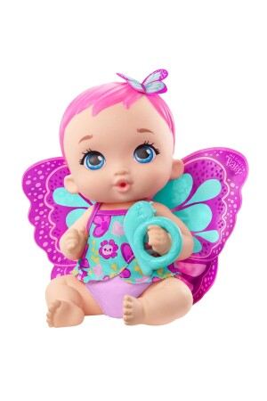 Gyp10 My Garden Baby, Kelebek Bebeğimin Bakım Zamanı, Pembe Saçlı Bebek - -3 Yaş MATTEL.F.GYP10 - My Garden Baby