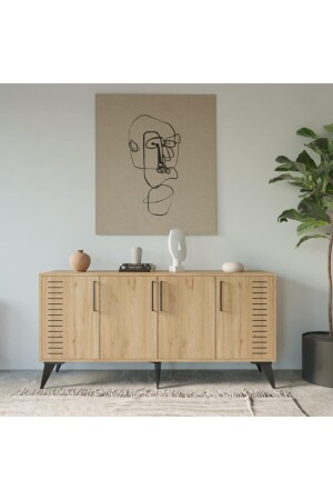 H3510 Karla Console 160 Cm Basket - Bimossa