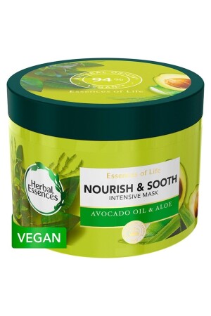 Haar- und Kopfhautmaske mit Aloe- und Avocadoöl, 450 ml - Herbal Essences