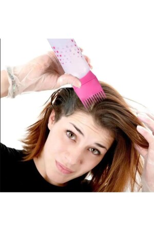 Haarfärbe-Shampoo- und Pflegeölflasche mit Gewinde und auslaufsicherem Verschluss - Hayveys