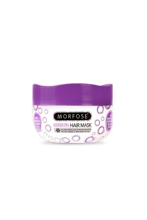 Haarmaske mit Keratingehalt speziell für strapaziertes Haar 500 ml 8680678831117 - Morfose