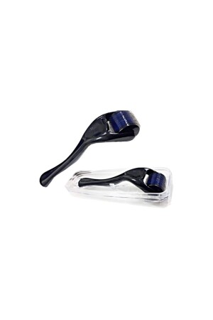 Haarmassagekamm 540 Nadeln Schwarz 1. 0 mm für spärliches Haar - Dermaroller