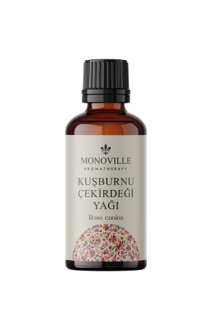 Hagebuttenkernöl, 30 ml, kaltgepresst, 100 % rein und natürlich (Hagebuttenkernöl) - Monoville