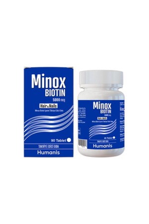 Hair and Nails Minox Biotin 5000mcg 90 Tablet - Humanis