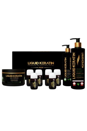 Hair Botox (NO. 2) Keratin Care and Full Loading Set for Damaged, Burnt, Broken and Broken Hair - Liquid Keratin