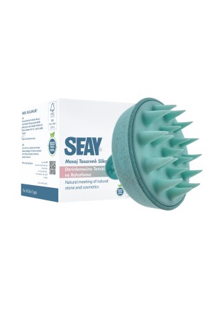 Hair Care Brush - Shampoo Comb that Massages the Scalp - Shower Brush Silicone Hair Massage Comb - Seay