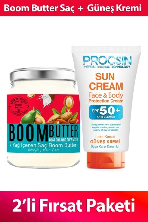 Hair Care Oil and Sunscreen Package - Boom Butter