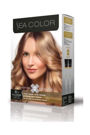 Hair Dye 8-3 Honey Foam - Sea Color