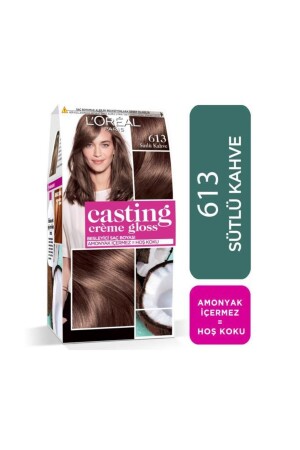 Hair Dye - Casting Creme Gloss 613 Milky Brown 3600523302888 - L'oreal Paris