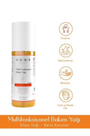Hair, Face and Skin Care Oil 100 Ml (Shea Butter + Beta Carotene) 600 - VOOP