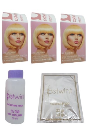 Hair Lightening Powder E Vit. Complex 22 ml 3 Pieces - Ostwint