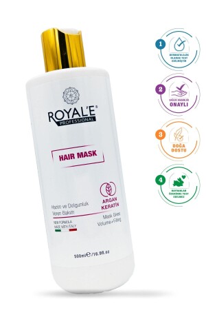 Hair Mask - Argan Keratin Hair Mask 500ml TYC278KYVN168891488488987 - royale professional