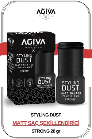 Hair Powder 02 Black (HARD HOLD) - Agiva