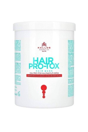 Hair Pro-tox 1000ml Hair Care Mask Containing Keratin, Collagen and Hyaluronic Acid KJMN1141 - Kallos Cosmetics