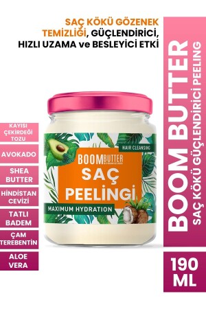 Hair Root Strengthening Peeling 190 ml - Boom Butter