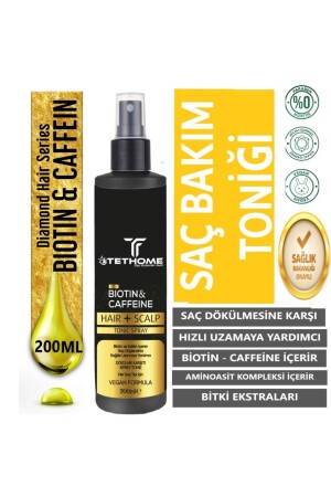 Hair Scalp Series Biotin and Caffeine Anti-hair loss Hair Tonic Helps Healthy Growth 200 ml - Tethome Dzc Kuzenler Avm