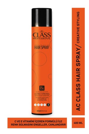 HAIR SPRAY ULTRA STRONG 5 NO FREEZING SPRAY 400 ML - Ac Class