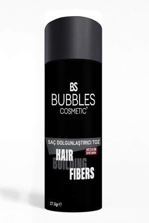 Hair Volumizing Topical Powder - Medium Brown 30ml - Bs Bubbles Cosmetic