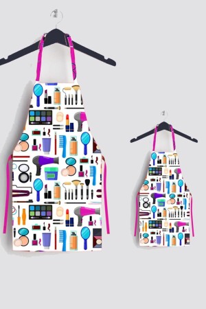 Hairdresser Mother Child Stain-Proof Kitchen Apron AYSO0197 - AYSHOME
