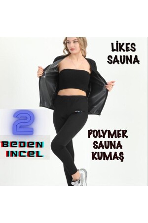 Half Sleeve Zippered Thermal Top And Thermal Tights Fat Burning Slimming Slimming Suit - Likes Sauna