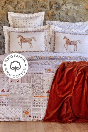 Halig Double Duvet Cover Cotton Blanket Set 200. 21. 01. 0196 - Karaca Home