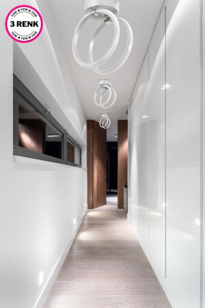 Hallway Entrance Corridor Lighting FIX-1, which can be illuminated in 3 different light colors - Harnelli