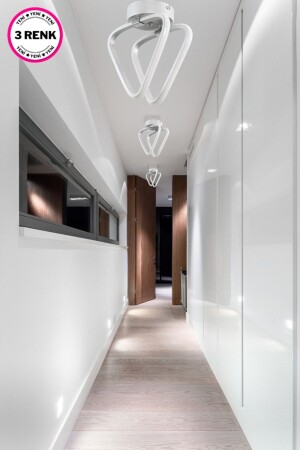Hallway Entrance Corridor Lighting FIX-2, which can be illuminated in 3 different light colors - Harnelli